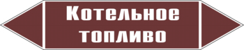 Маркировка трубопровода "котельное топливо" (пленка, 716х148 мм) - Маркировка трубопроводов - Маркировки трубопроводов "ЖИДКОСТЬ" - ohrana.inoy.org