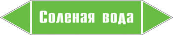 Маркировка трубопровода "соленая вода" (пленка, 358х74 мм) - Маркировка трубопроводов - Маркировки трубопроводов "ВОДА" - ohrana.inoy.org